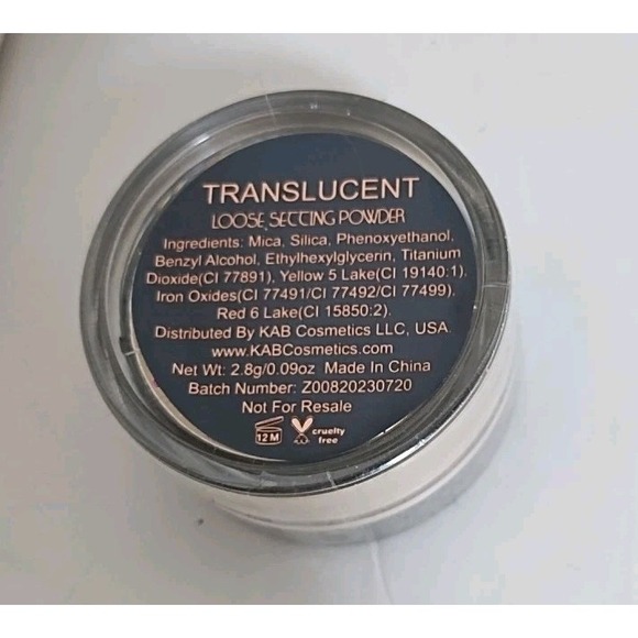 Kab‎ Cosmetics Loose Setting Powder Translucent .09 Oz NEW - Picture 2 of 3
